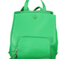 Chic Green Polyurethane Backpack for Everyday Elegance