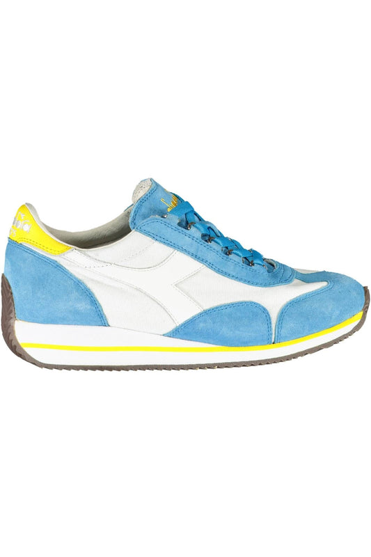 Chic Light Blue Lace-Up Sporty Sneakers