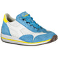 Chic Light Blue Lace-Up Sporty Sneakers