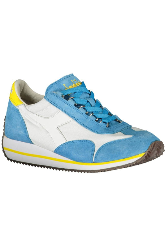 Chic Light Blue Lace-Up Sporty Sneakers