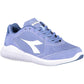 Chic Light Blue Sneakers With Contrasting Details