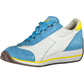 Chic Light Blue Lace-Up Sporty Sneakers
