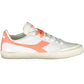 Elegant White Sneakers with Contrasting Laces