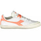 Elegant White Leather Lace-Up Sneakers