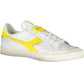 Elegant White Lace-Up Diadora Sneakers