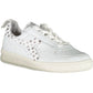 Iconic White Leather Sneakers with Contrasting Details