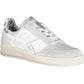 Crystal-Embellished White Fashion Sneakers