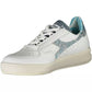 Chic Contrasting Lace-Up Sports Sneakers