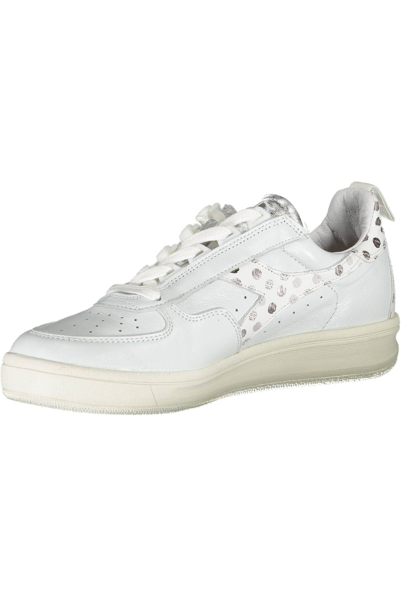 Iconic White Leather Sneakers with Contrasting Details