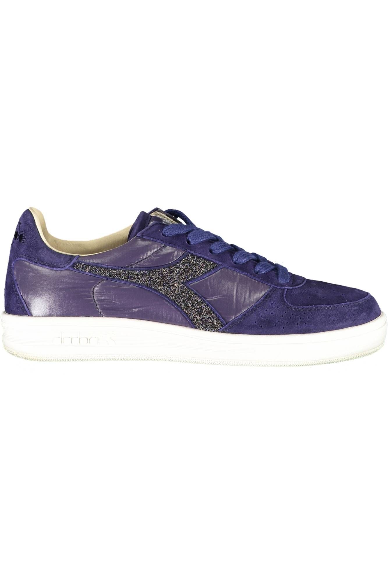 Swarovski Crystal-Embellished Blue Sneakers