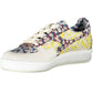 Vibrant Yellow Fabric Sneakers with Laces