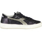 Chic Black Lace-Up Sporty Sneakers
