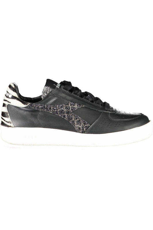 Chic Contrasting Lace-up Trainers