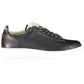Chic Black Contrast Sole Lace-Up Sneakers