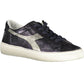 Chic Black Lace-Up Sporty Sneakers