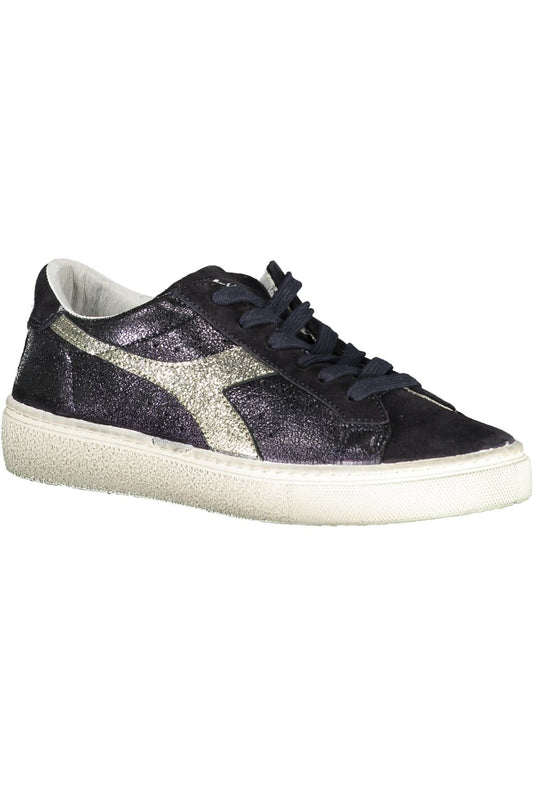 Chic Black Lace-Up Sporty Sneakers