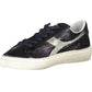 Chic Black Lace-Up Sporty Sneakers