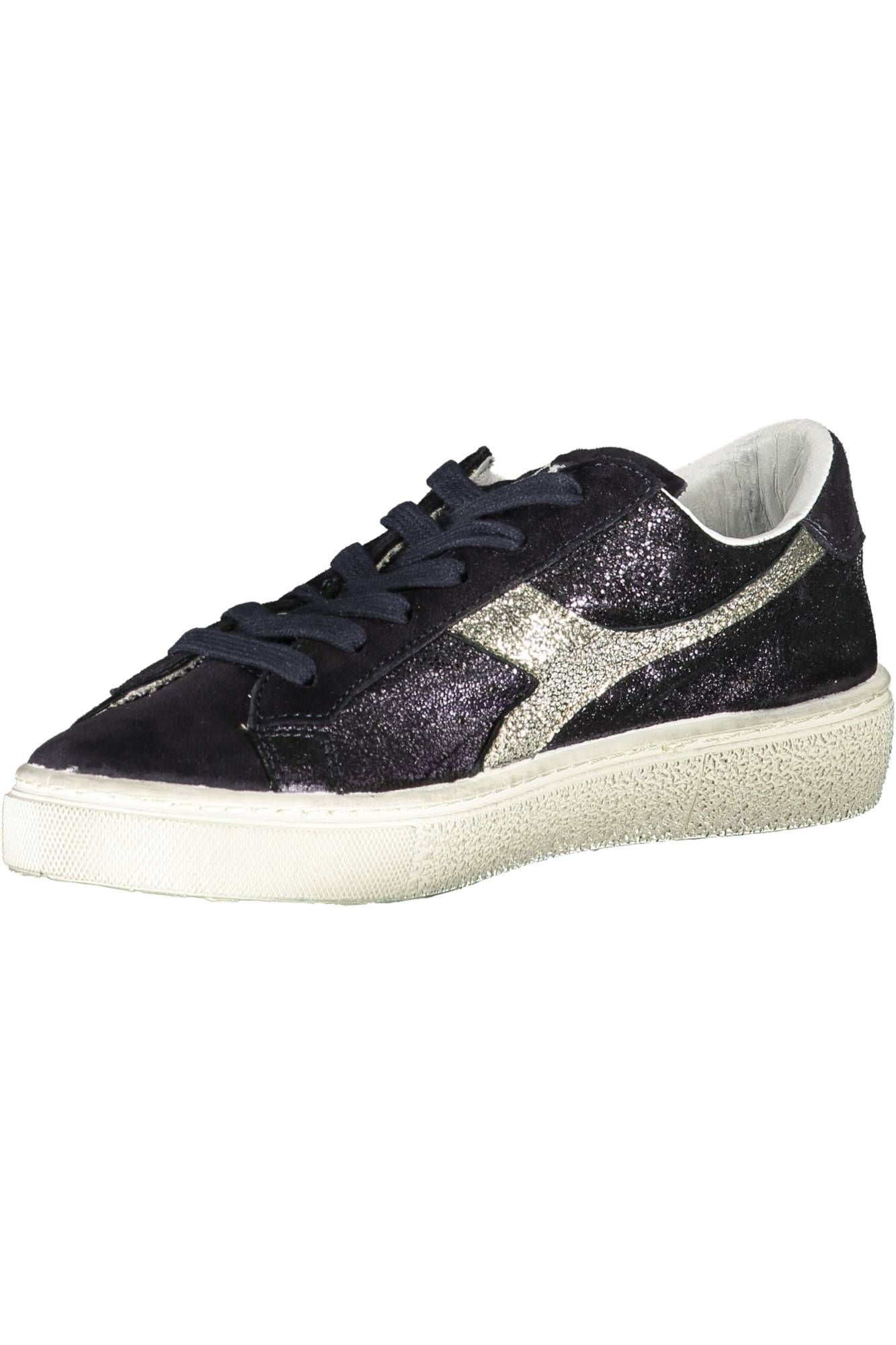 Chic Black Lace-Up Sporty Sneakers