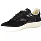 Elegant Black Sneakers with Swarovski Crystals