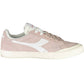 Chic Pink Lace-up Sports Sneakers