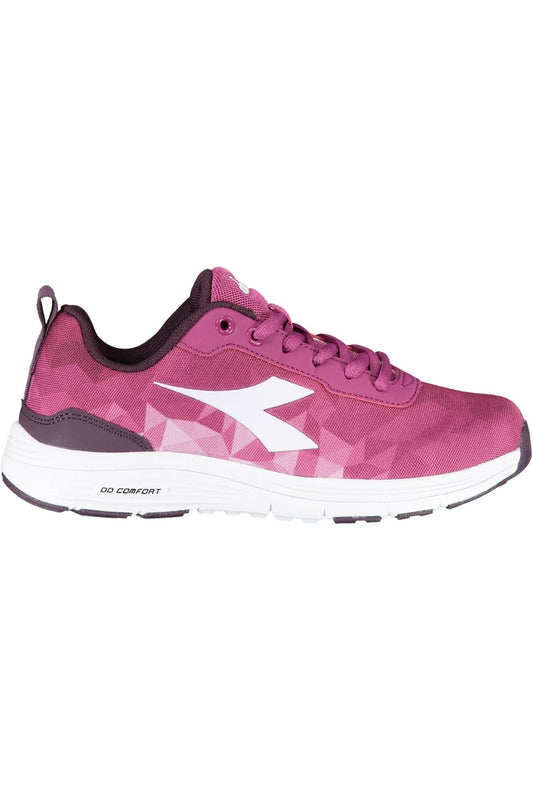 Chic Purple Lace-Up Sneakers with Comfort Sole