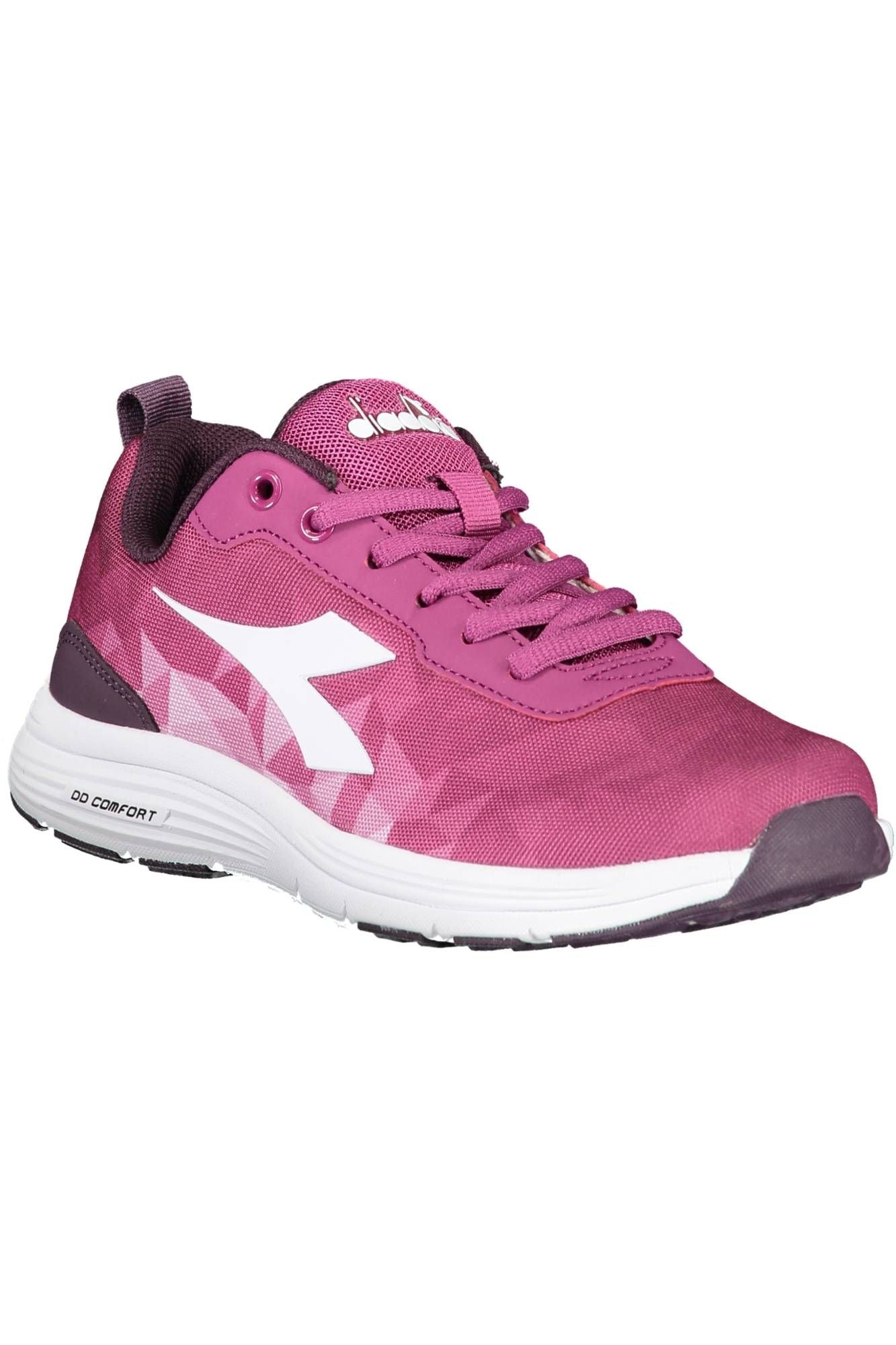 Chic Purple Lace-Up Sneakers with Comfort Sole