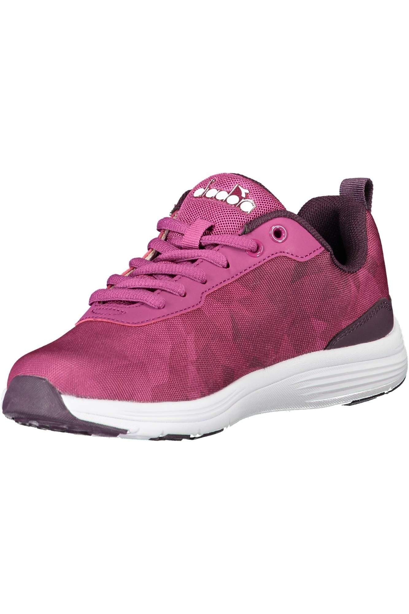 Chic Purple Lace-Up Sneakers with Comfort Sole