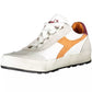 Chic White Sporty Lace-Up Sneakers