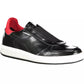 Sleek Black Diadora Sneakers with Contrasting Details