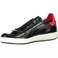 Sleek Black Diadora Sneakers with Contrasting Details