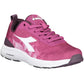 Chic Purple Sports Sneakers with Contrasting Sole