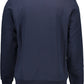 Blue Cotton Logo Print Sweatshirt