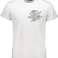 Sleek White Pocket Tee with Signature Print