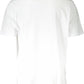 Crisp White Round Neck Logo Tee