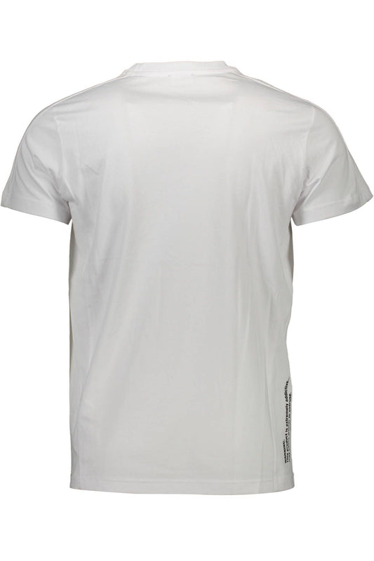 Crisp White Crew Neck Cotton Tee