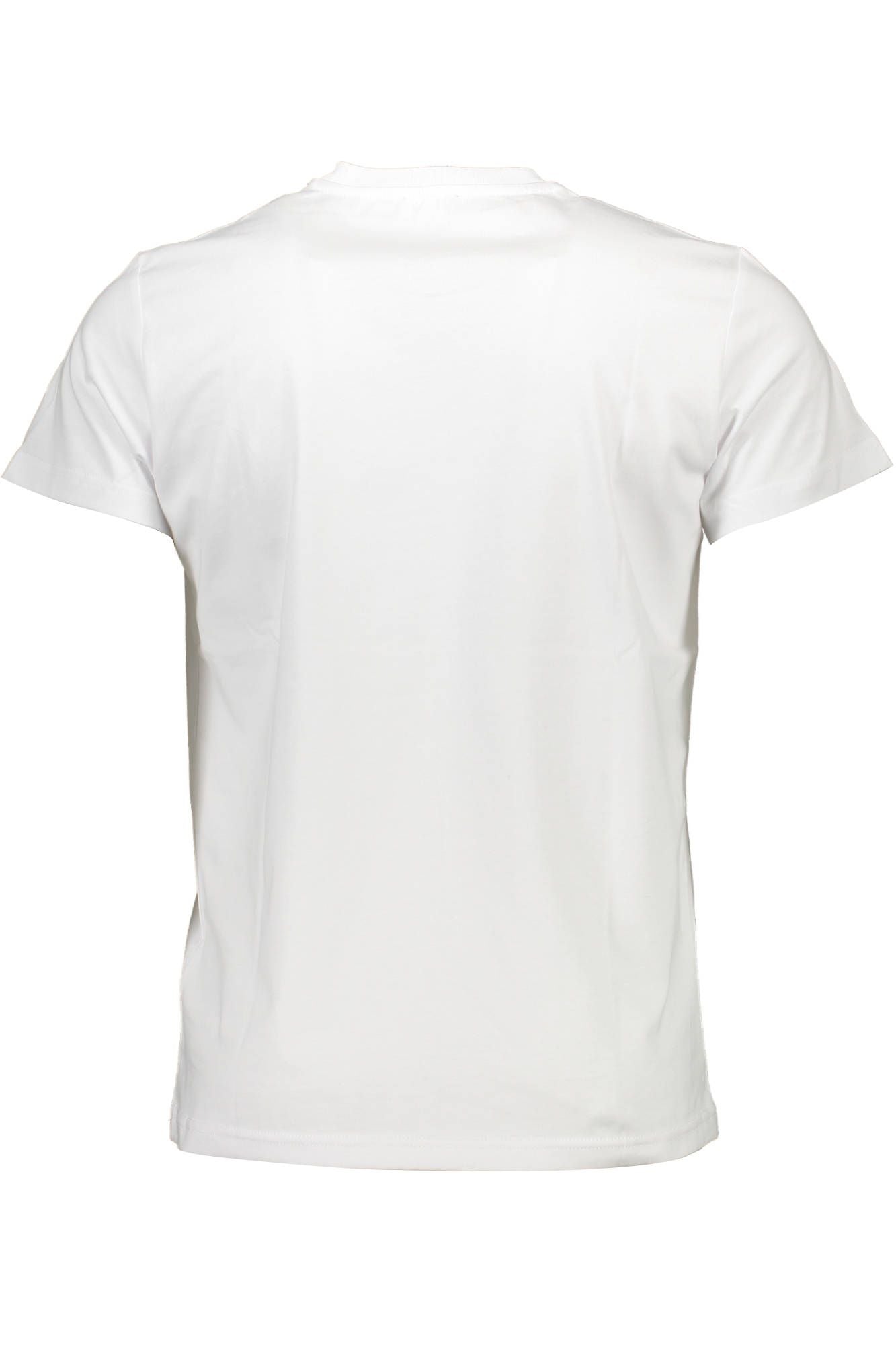 Sleek White Pocket Tee with Signature Print