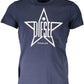 Classic Blue Round Neck Cotton Tee