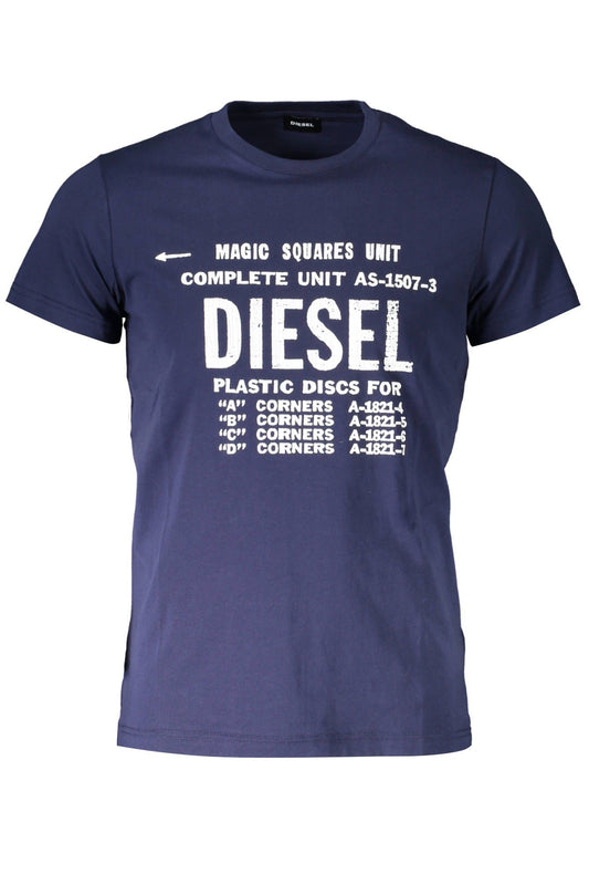 Sleek Short Sleeve Crew Neck Tee with Print