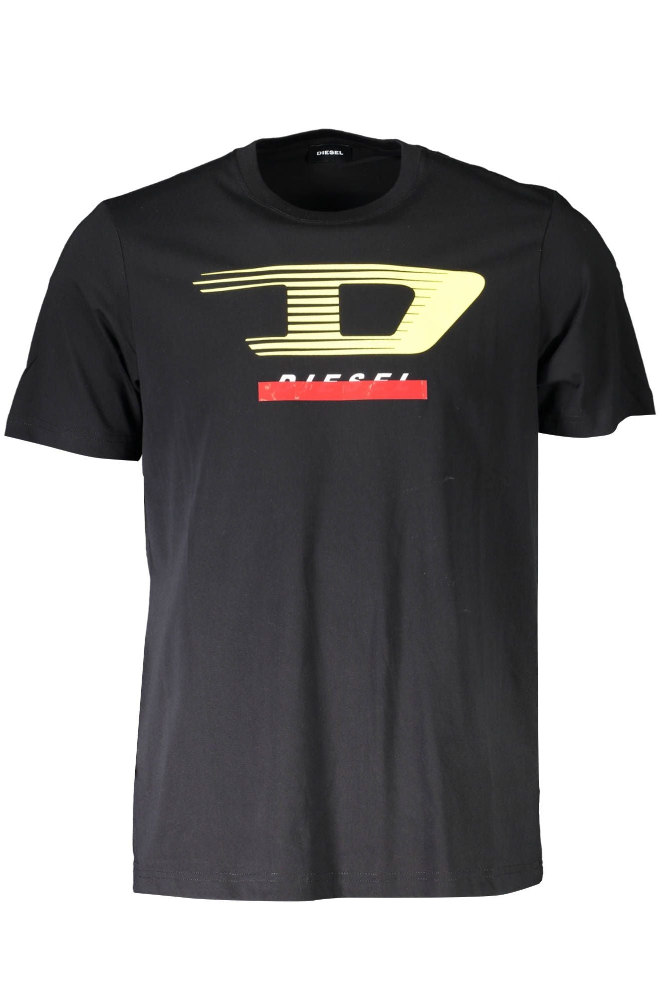 Sleek Cotton Crew Neck Tee with Logo Print