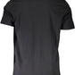 Sleek Cotton Crew Neck Tee with Logo Print