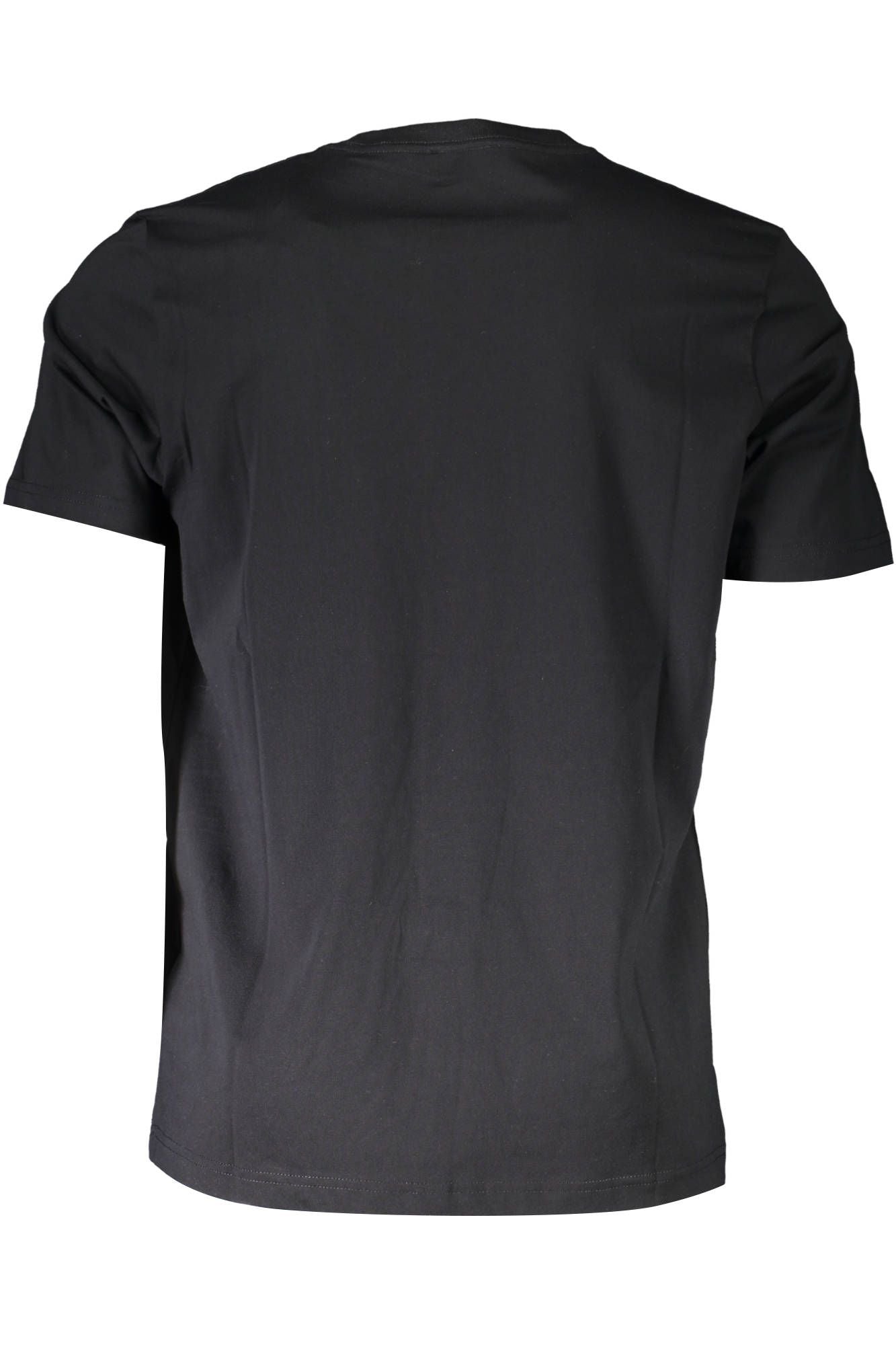 Sleek Cotton Crew Neck Tee with Logo Print