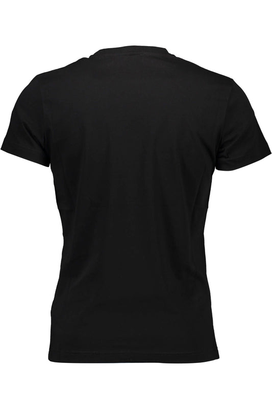 Sleek Cotton Crew Neck Tee with Logo Print