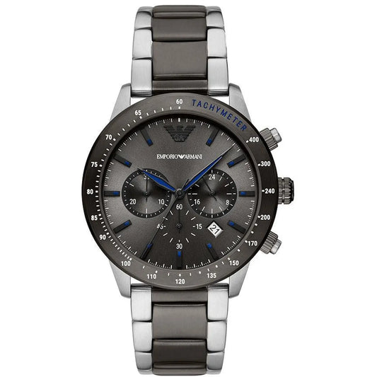 Elegant Chronograph Steel Watch