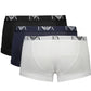 Sleek Trio-Pack Men's Boxer Shorts