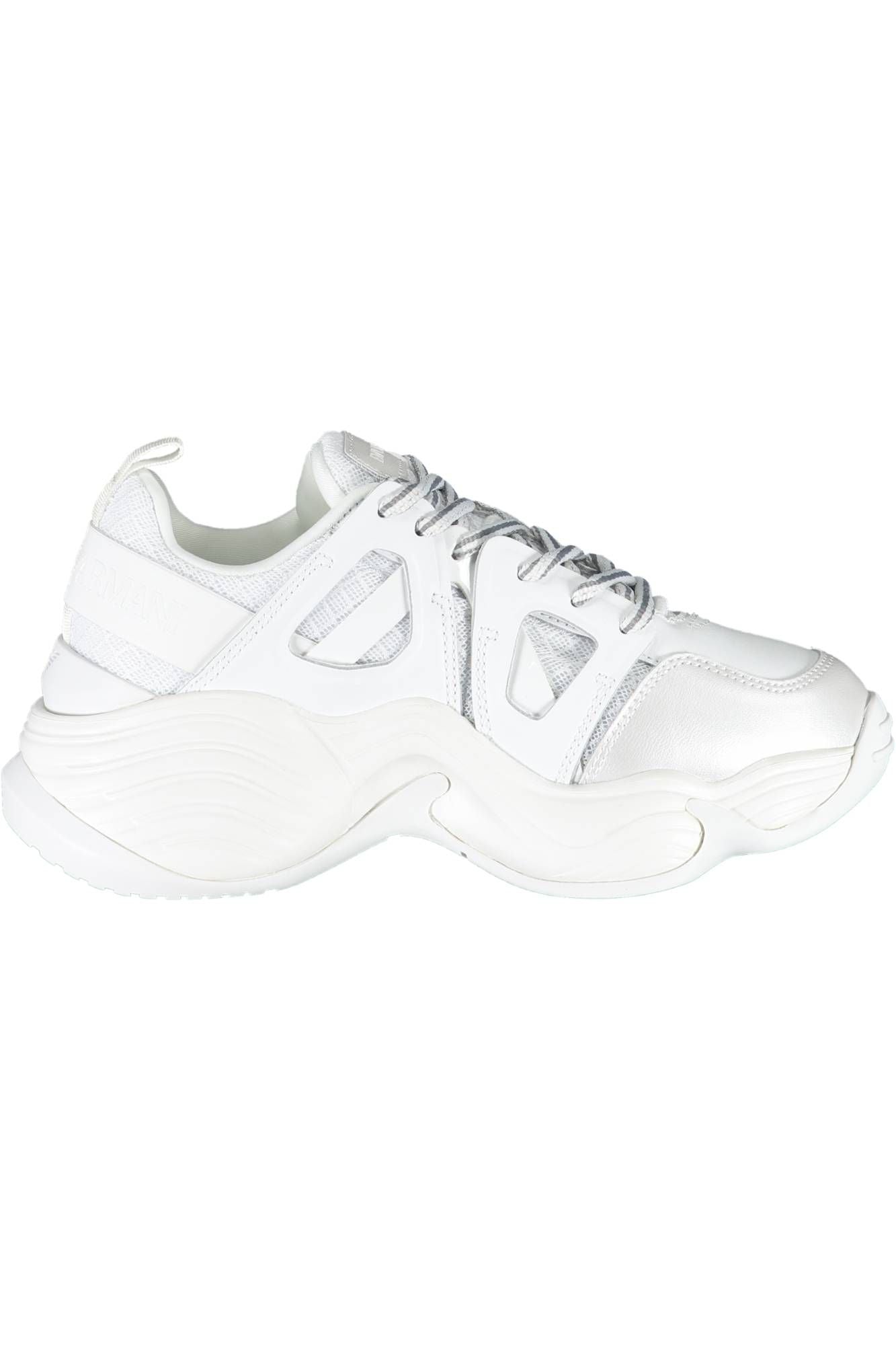 Chic Contrast Lace-Up Sports Sneakers