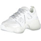 Chic Contrast Lace-Up Sports Sneakers