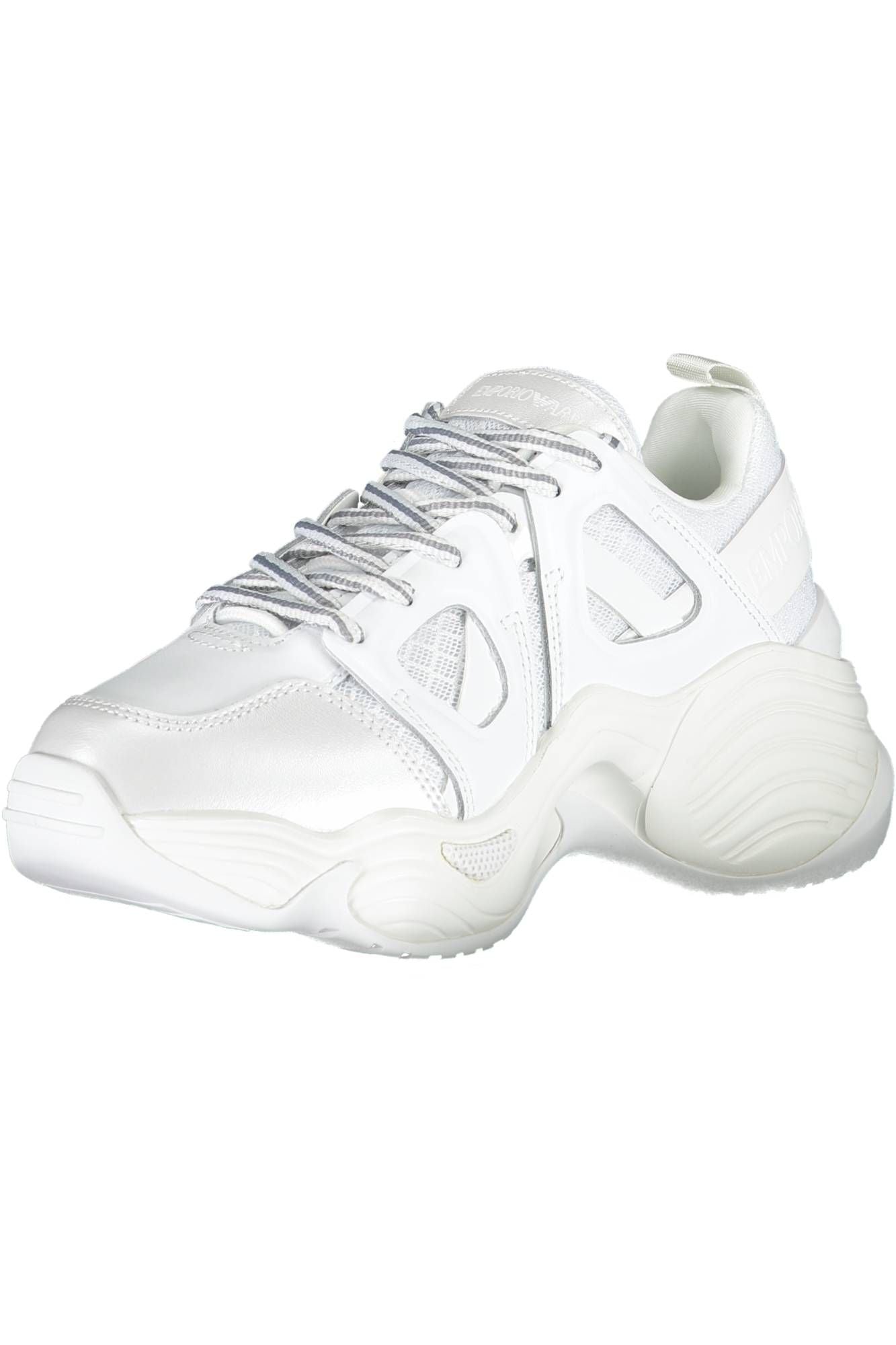 Chic Contrast Lace-Up Sports Sneakers