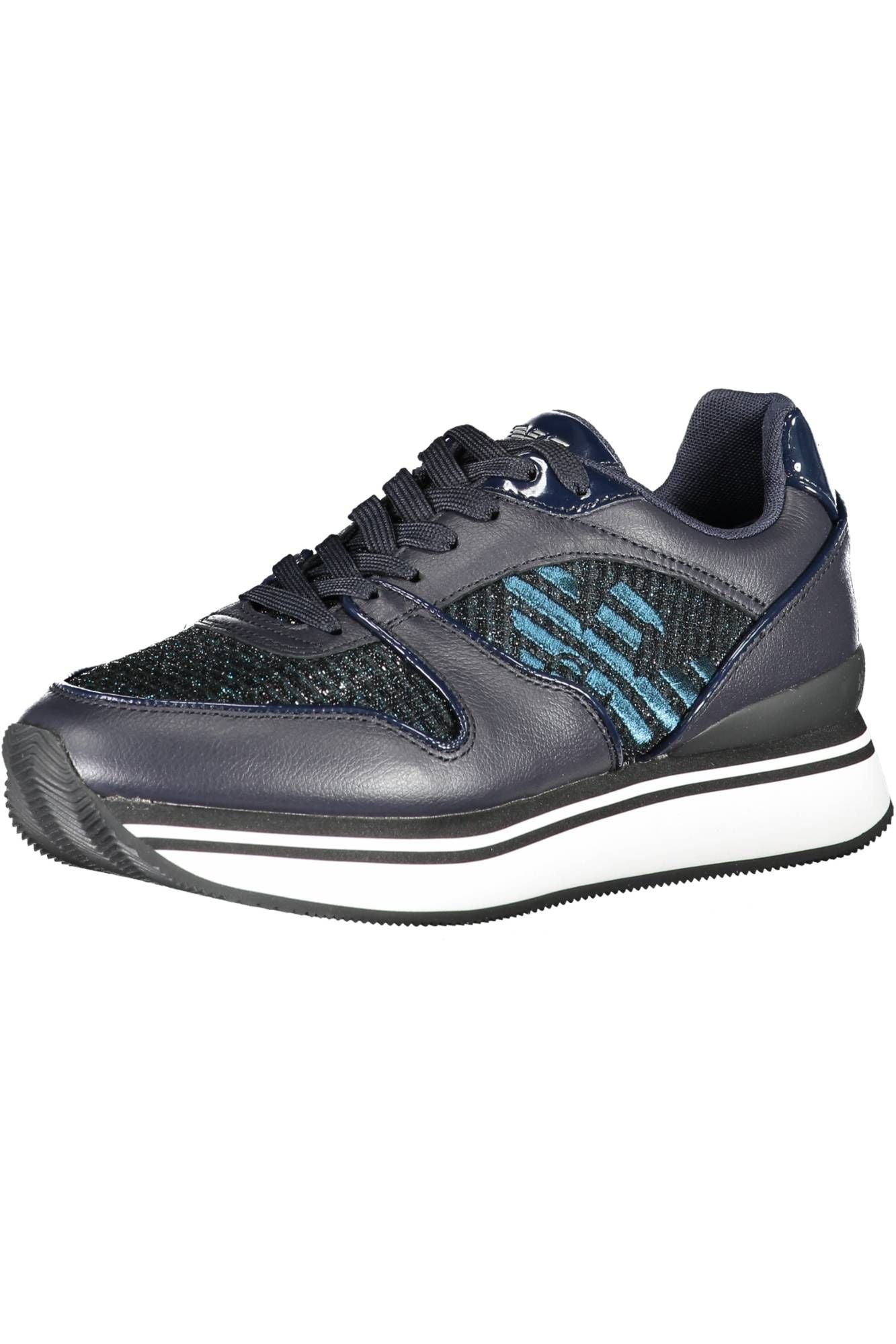 Elegant Sports Sneakers with Contrasting Details