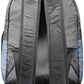 Chic Blue Backpack with Logo Accent