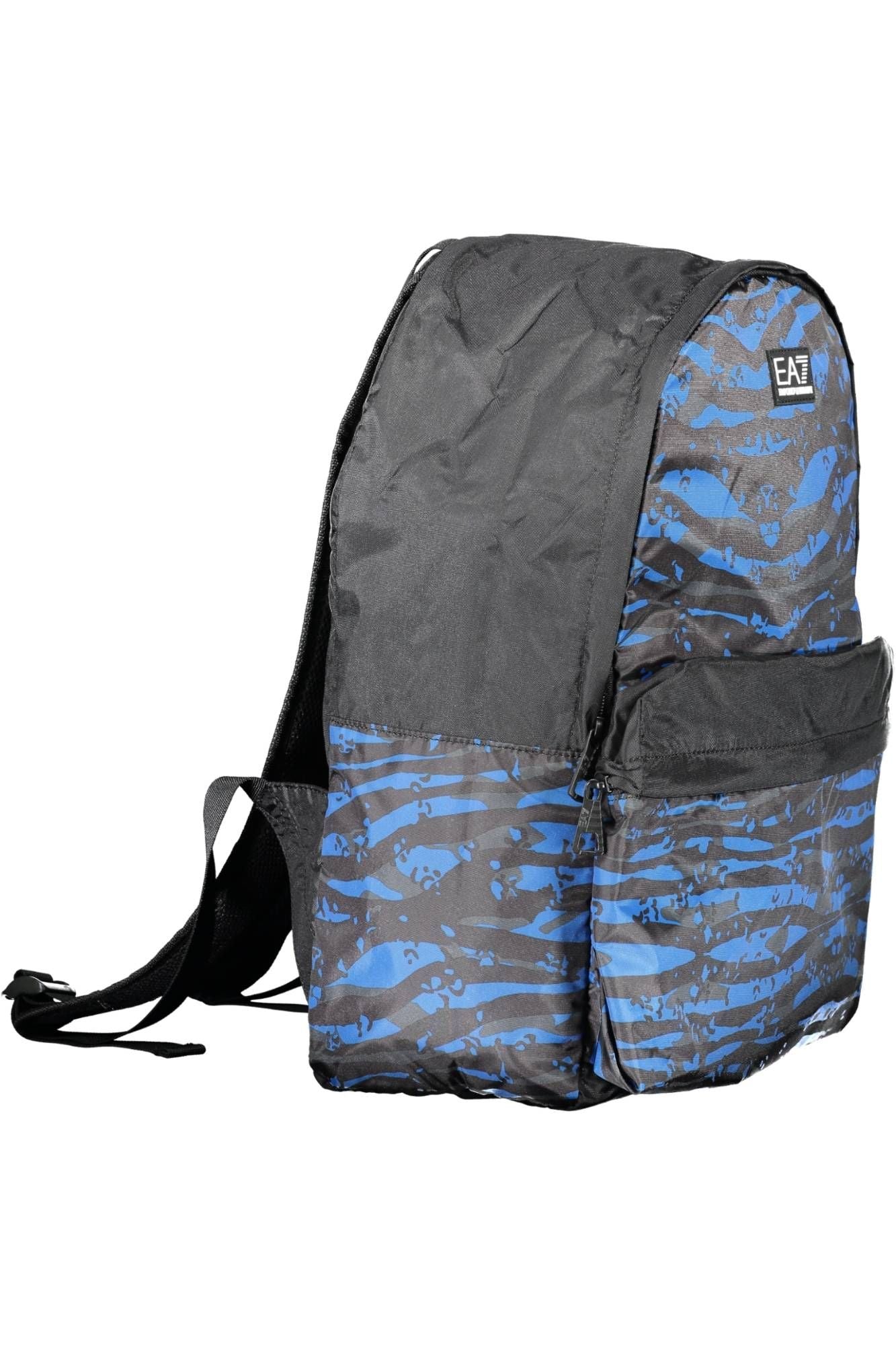 Sleek Blue Designer Polyamide Backpack